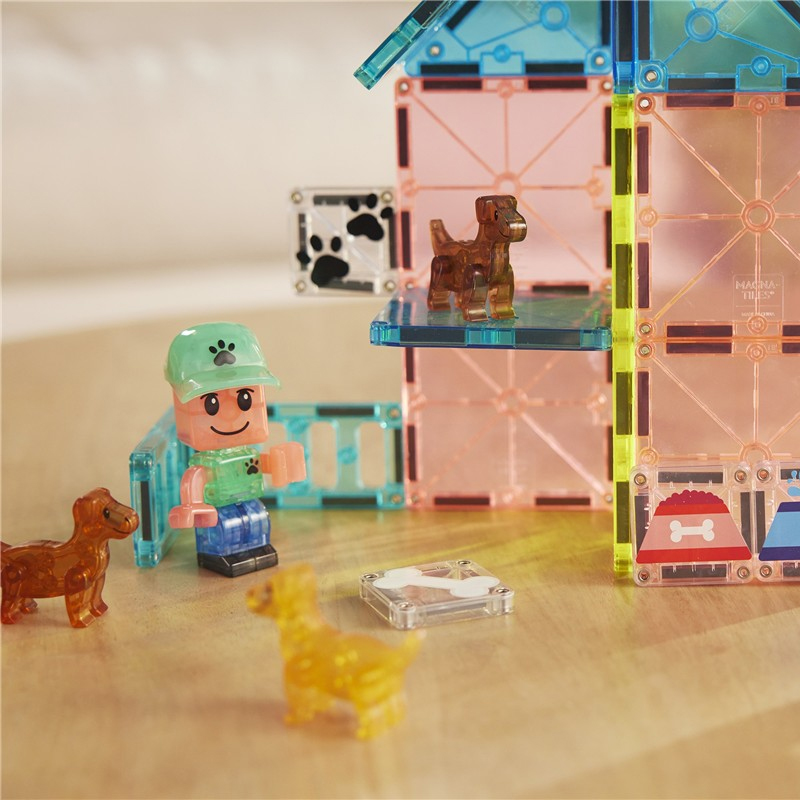 Magna-Tiles Puppy Par Set 27 piezas