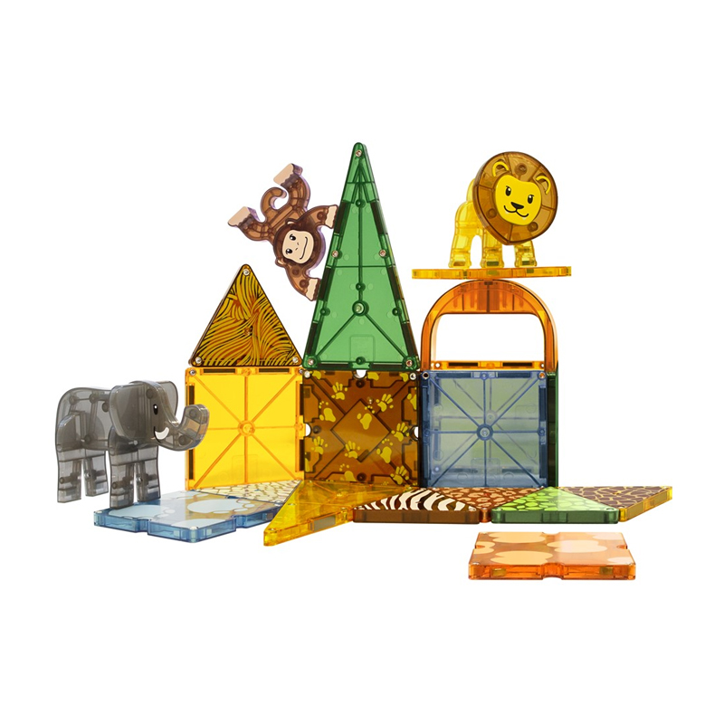 Magna-Tiles Safari Animals Set 25 piezas