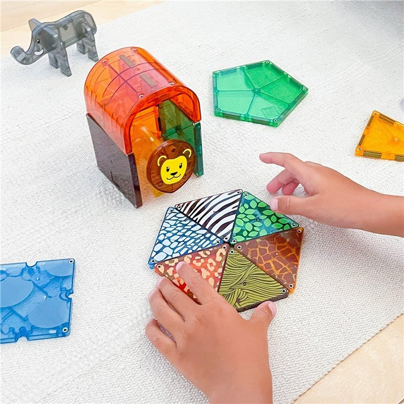 Magna-Tiles Safari Animals Set 25 piezas