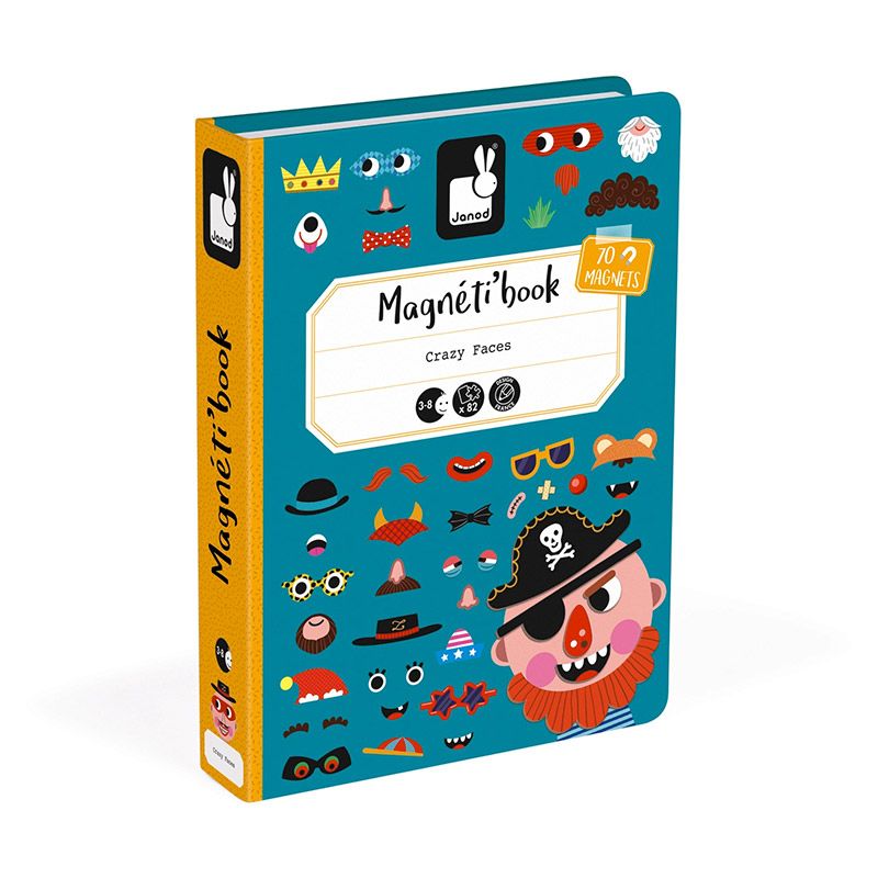 Magnetibook Crazy Boy Faces