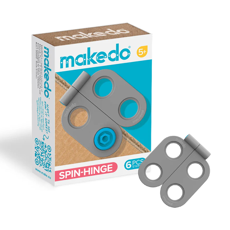 Makedo Bisagra Spin-Hinge 6 piezas