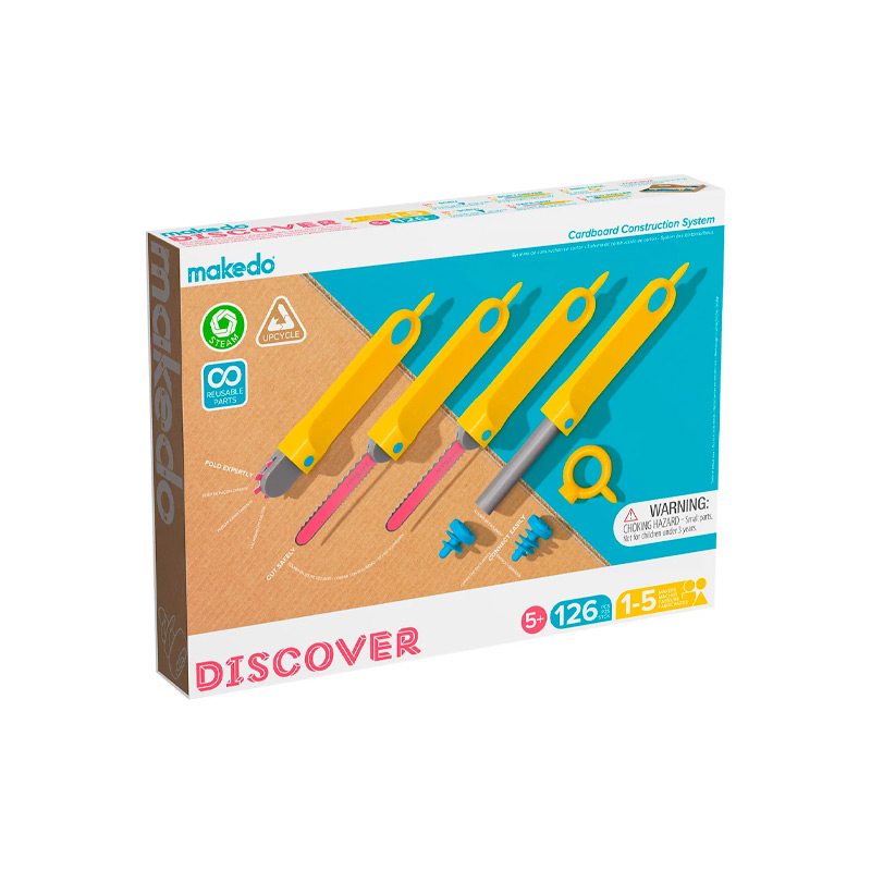 Makedo Discover Kit 126 peças
