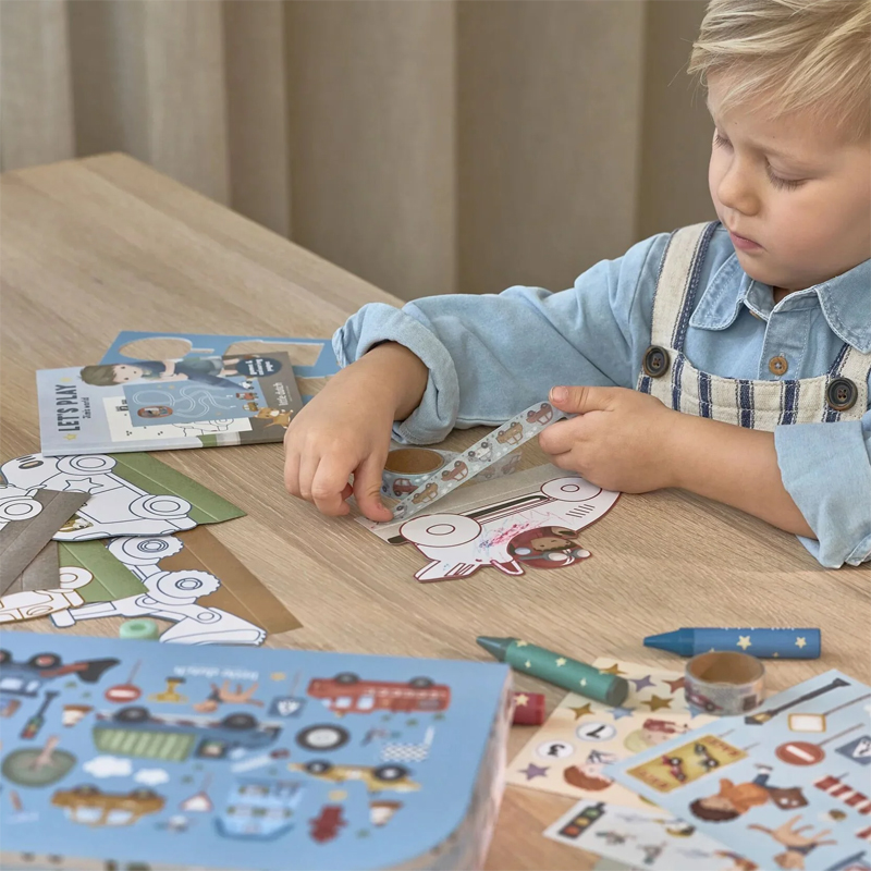 Maleta de Creatividad Little Dutch Jim Vehículos