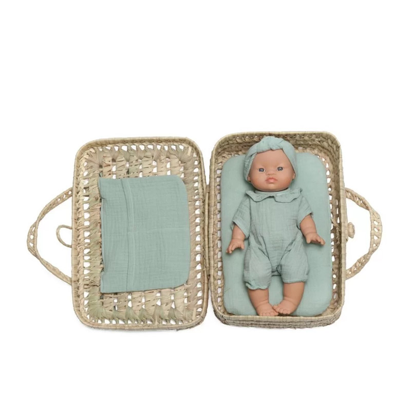 Mala de Vime Bobble Verde