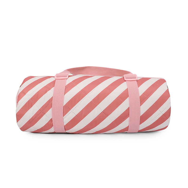Manta para Picnic Stripes Bloom Blush
