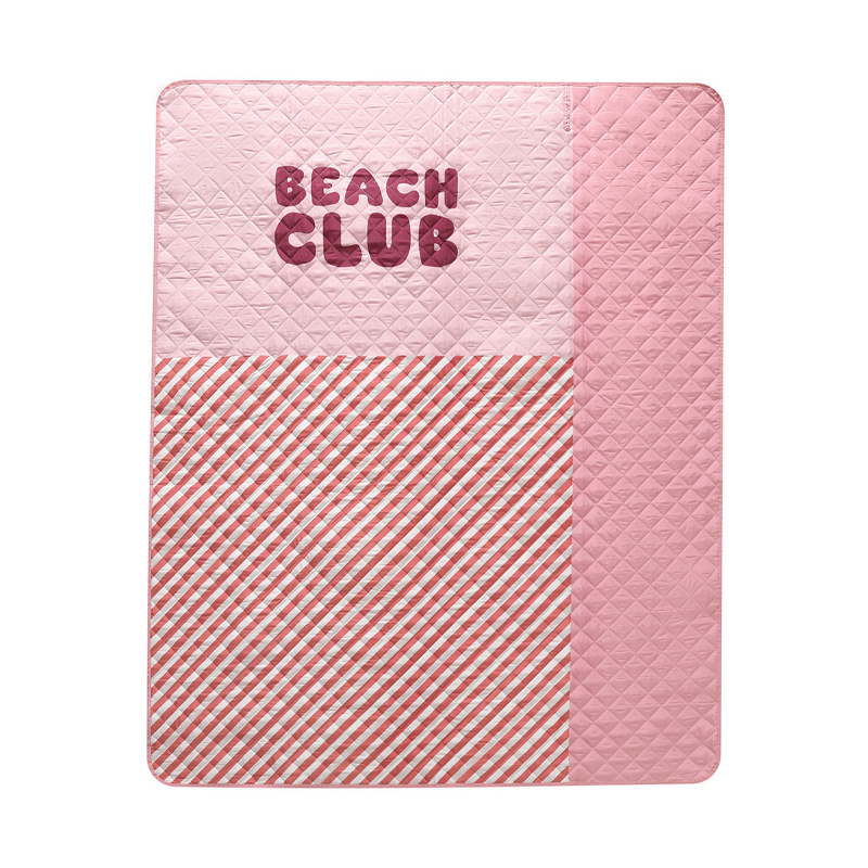 Manta para Picnic Stripes Bloom Blush