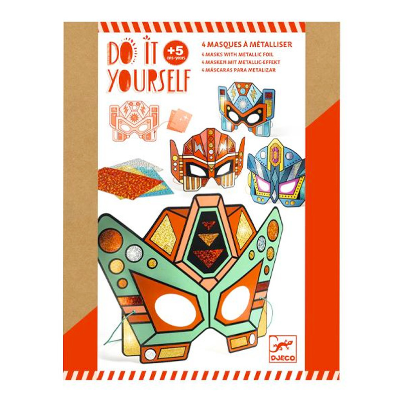 Máscaras para Metalização: Super-robôs