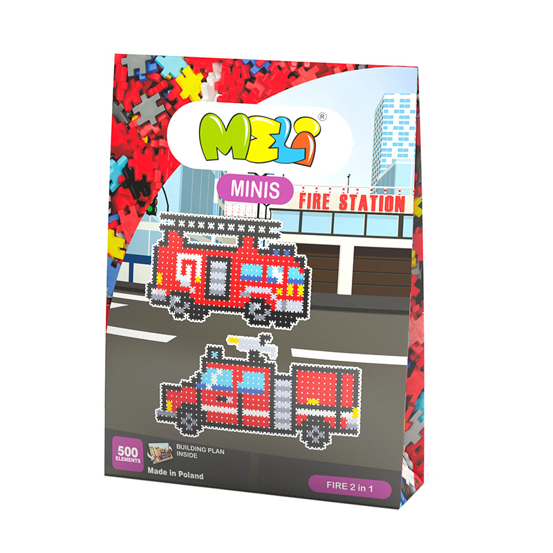Meli Minis Tematic 2 em 1 Bombeiros