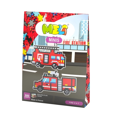 Meli Minis Tematic 2 em 1 Bombeiros Meli Minis Tematic 2 em 1 Bombeiros