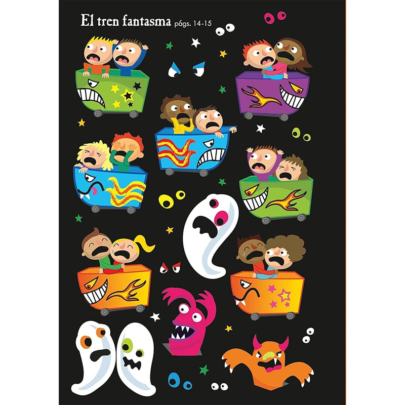 Mi pequeño libro de pegatinas ¡Qué miedo!