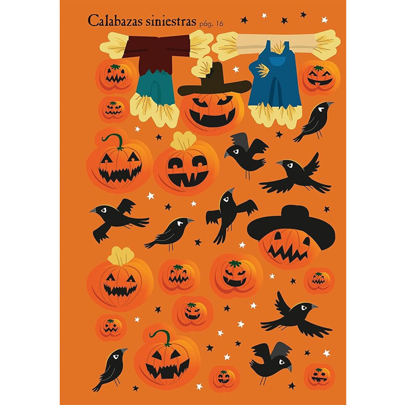 Mi pequeño libro de pegatinas ¡Qué miedo!