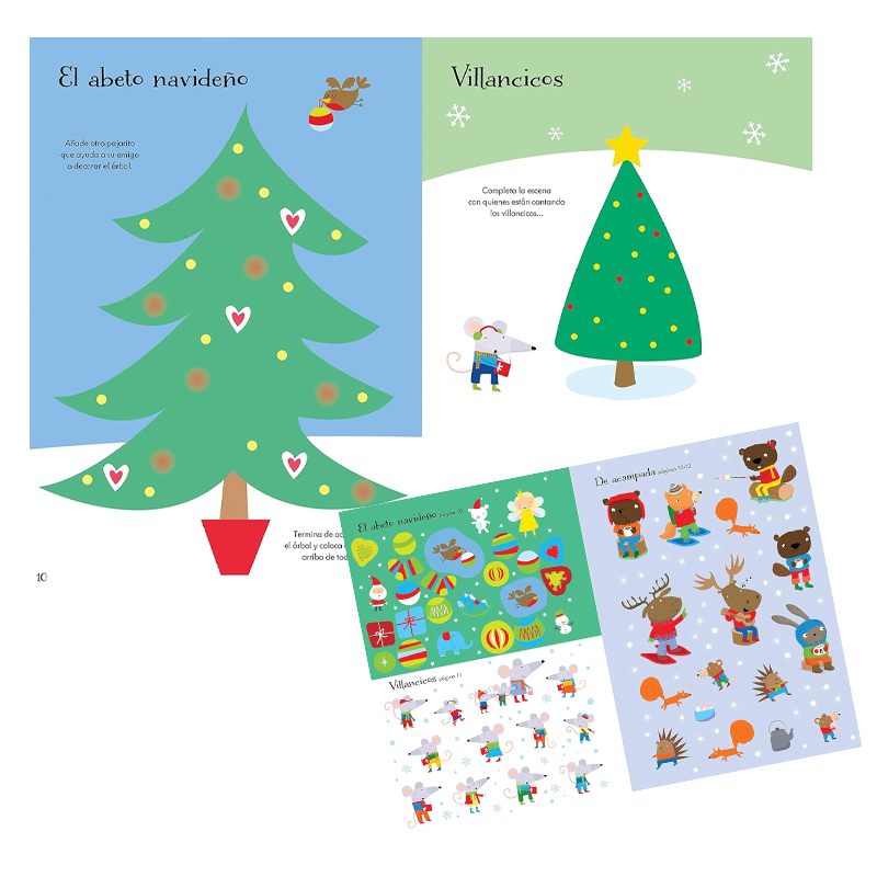 Mi Pequeño Libro de Pegatinas de Navidad