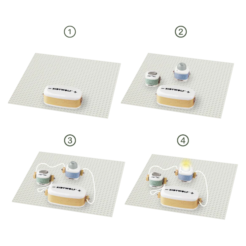 Kidyelec Meu Primeiro Kit Elétrico Avançado 18 peças