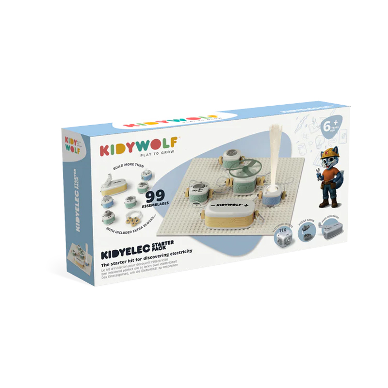Kidyelec Meu Primeiro Kit Elétrico para Iniciantes 11 peças