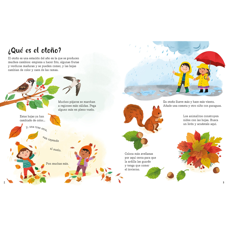 Mi Primer Libro de Pegatinas: El Otoño