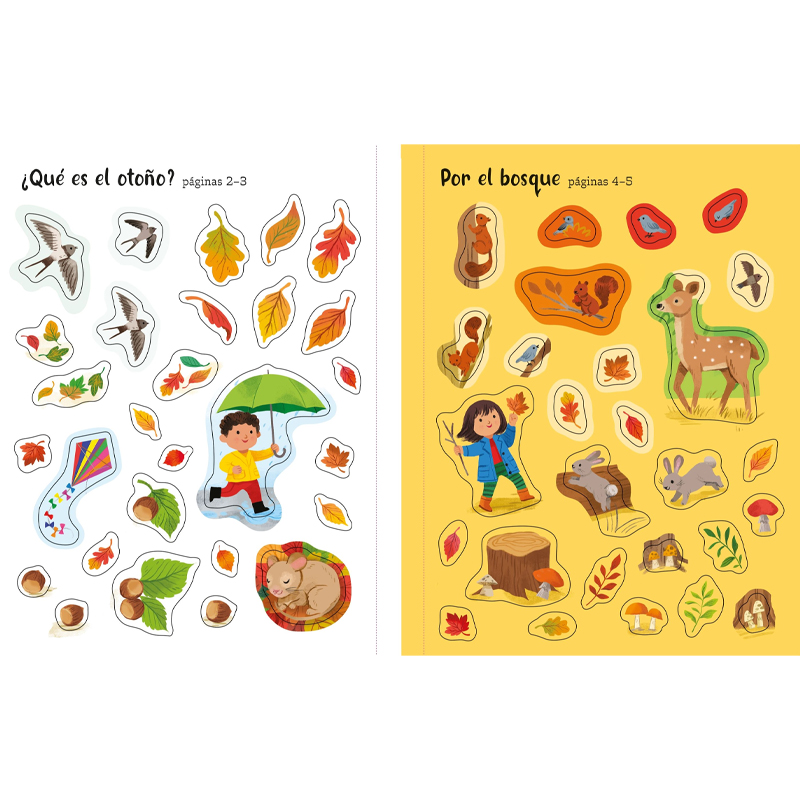 Mi Primer Libro de Pegatinas: El Otoño