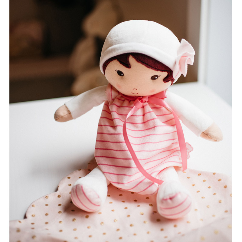 Muñeca De Trapo Kaloo Rose K De 32 Cm, Con Lazo Para Nombre, Lavable A Máquina, Desde El Nacimiento