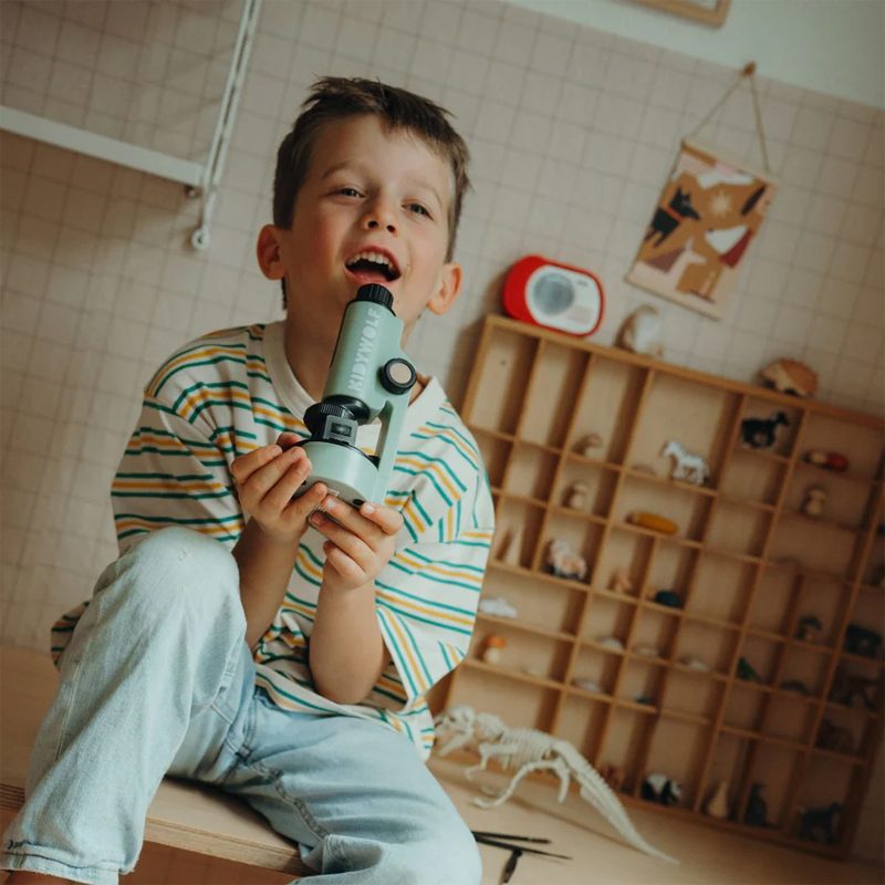 Microscopio Verde Kidywolf