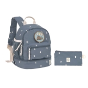 Mini Mochila Happy Prints Blue