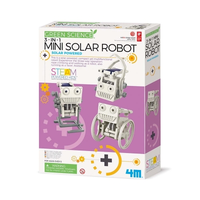 Mini Robot Solar 3 em 1 Mini Robot Solar 3 em 1