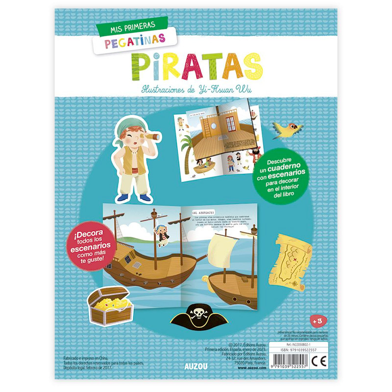 Mis Primeras Pegatinas de Piratas