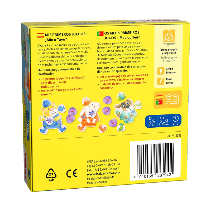 Os meus Primeiros Jogos: Meu ou Teu?