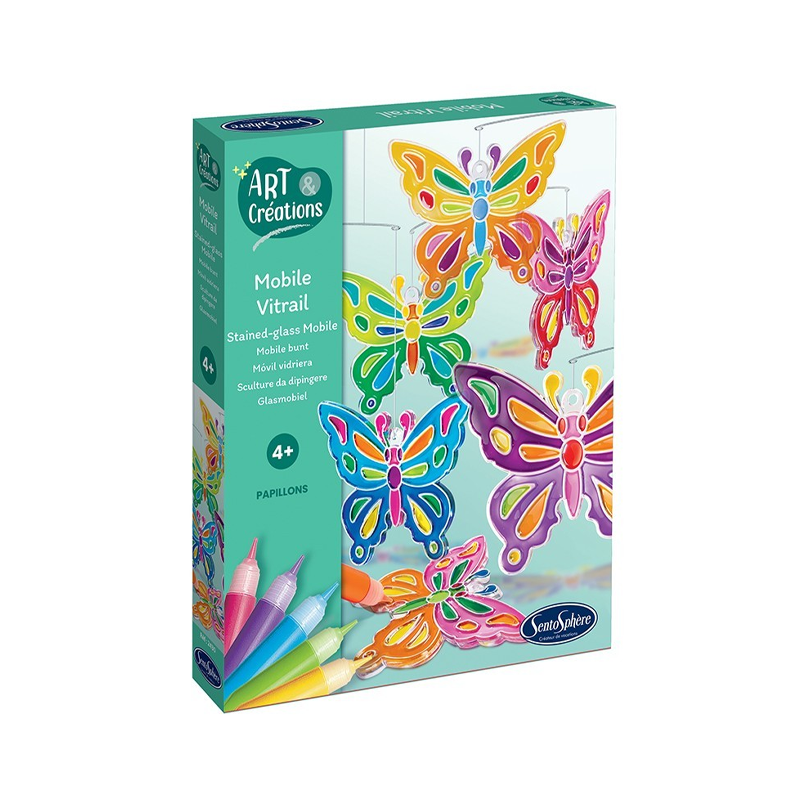 Mobile Vitrail Mariposas