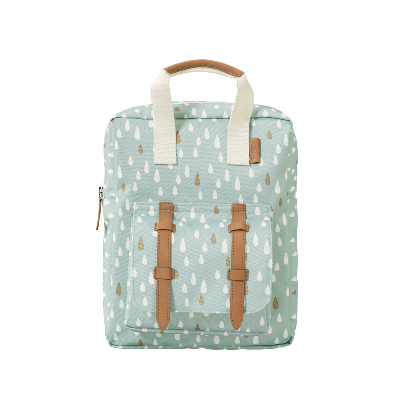 Mochila Pequeña Gotas Azul