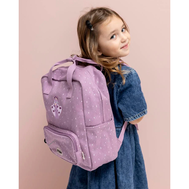 Mochila Grande Pavo Real Trixie