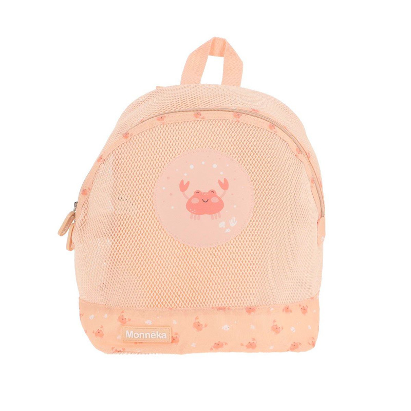 Mochila Infantil Antiarena Crab Coral