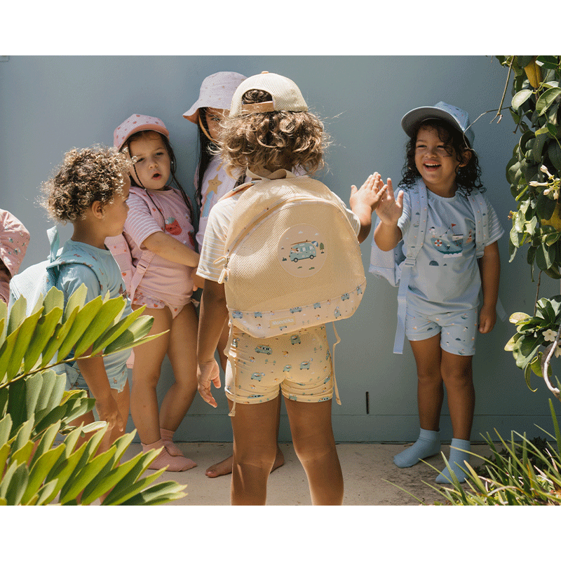 Mochila Infantil Antiarena Fishing Boat