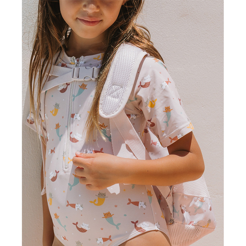 Mochila Infantil Antiarena Mermaid Cats