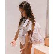Mochila Infantil Antiarena Mermaid Cats