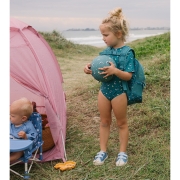 Mochila Infantil Antiarena Whale Teal