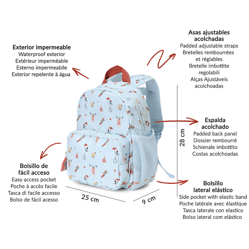 Mochila Infantil Circus Show