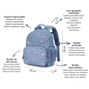 Mochila Infantil Planes