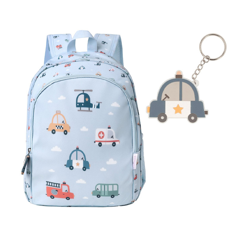 Mochila Mediana City Cars con Llavero