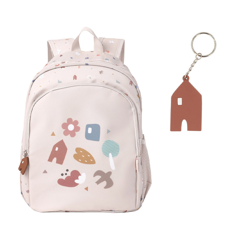 Mochila Mediana Geometric Nature con Llavero