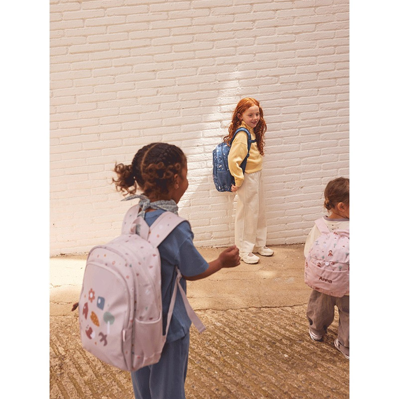 Mochila Mediana Geometric Nature con Llavero