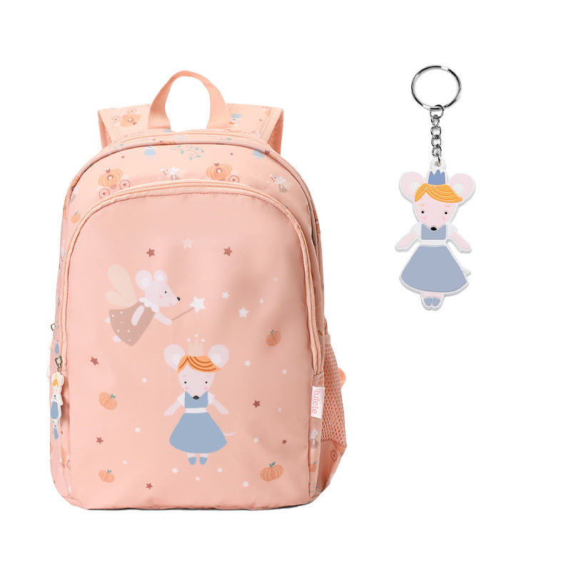 Mochila Mediana Mouse Fairies con llavero personalizable