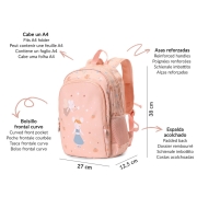 Mochila Mediana Mouse Fairies con llavero personalizable