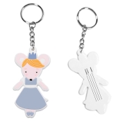 Mochila Mediana Mouse Fairies con llavero personalizable