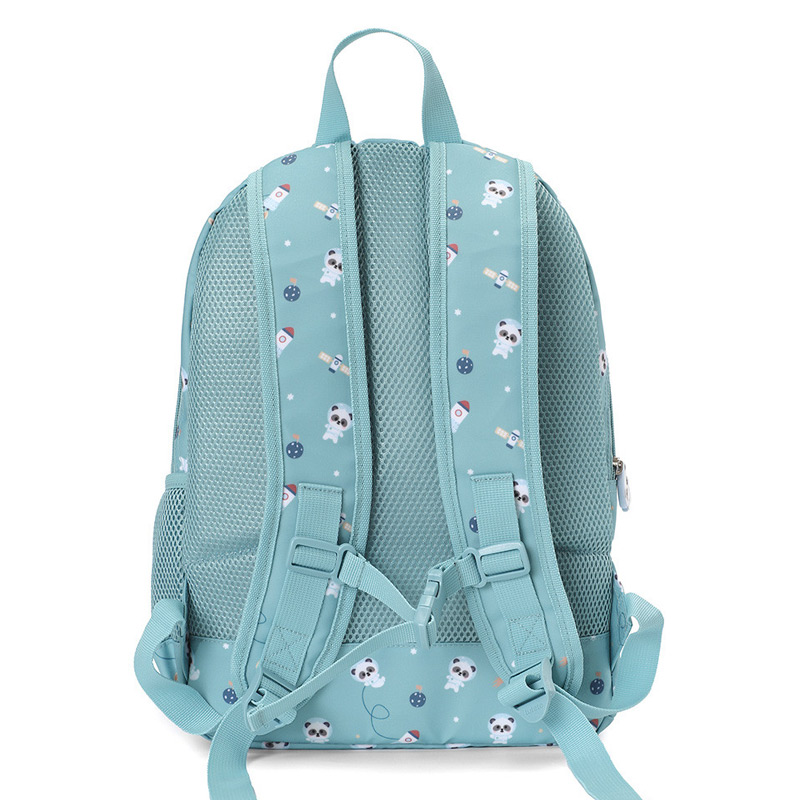Mochila Mediana Pandas in Space con llavero personalizable