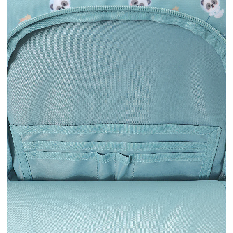 Mochila Mediana Pandas in Space con llavero personalizable