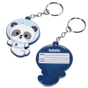 Mochila Mediana Pandas in Space con llavero personalizable