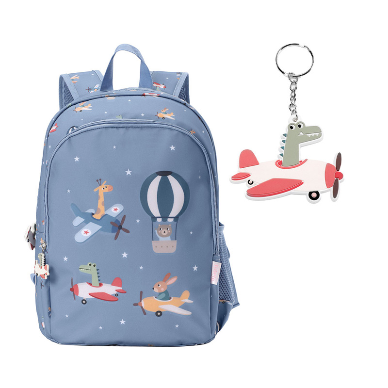 Mochila Mediana Planes con llavero personalizable