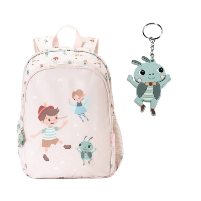 Mochila Mediana The Wooden Boy con llavero personalizable