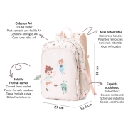 Mochila Mediana The Wooden Boy con llavero personalizable
