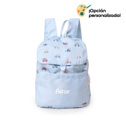 Mochila Pequeña Tela City Cars