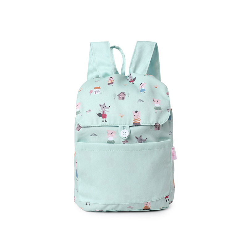 Mochila Pequeña Tela The Three Little Pigs